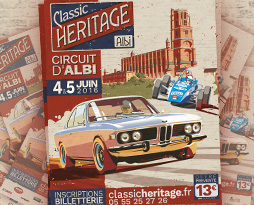 Découvrez l'affiche du 
Classic Heritage 2016 à Albi
